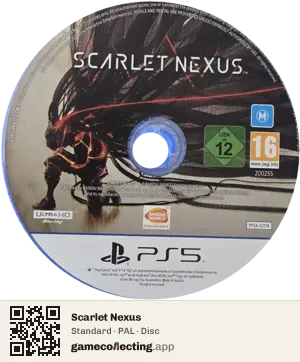 Scarlet Nexus PlayStation 5, PAL disc