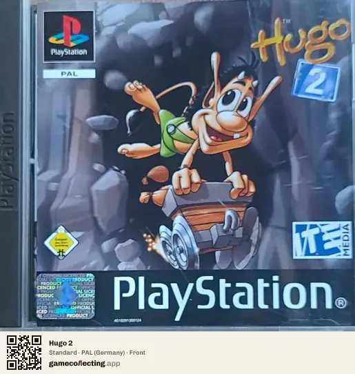 Hugo 2 PlayStation, Germany box front