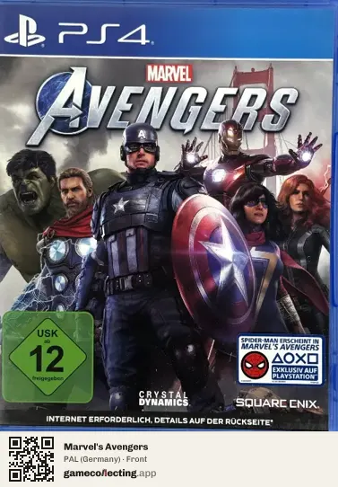 Marvel's Avengers PlayStation 4, Germany box front