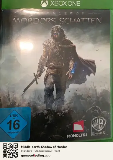Middle-earth: Shadow of Mordor Xbox One, Germany box front