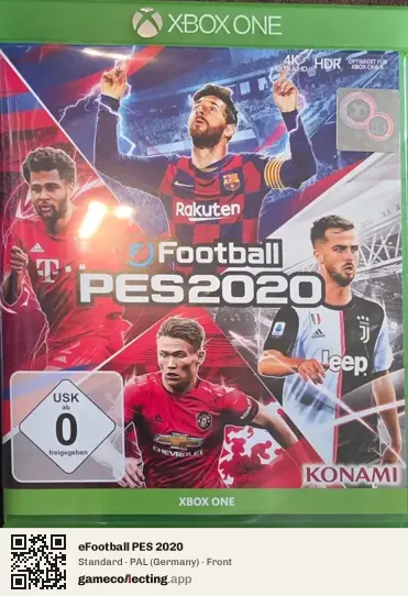 eFootball PES 2020 Xbox One, Germany box front