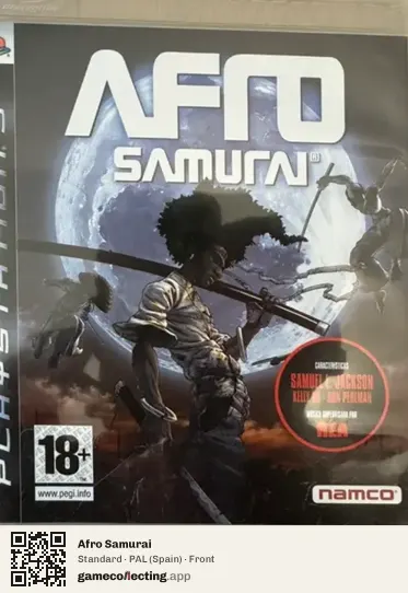 Afro Samurai PlayStation 3, Spain box front