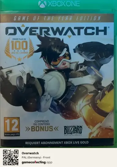 Overwatch Xbox One, Germany box front