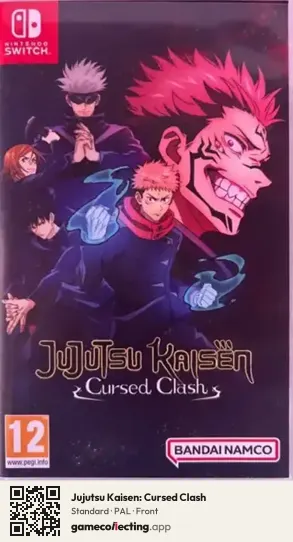 Jujutsu Kaisen: Cursed Clash Nintendo Switch, PAL box front