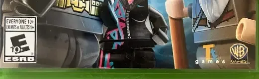 LEGO Dimensions, the ESRB box on its front