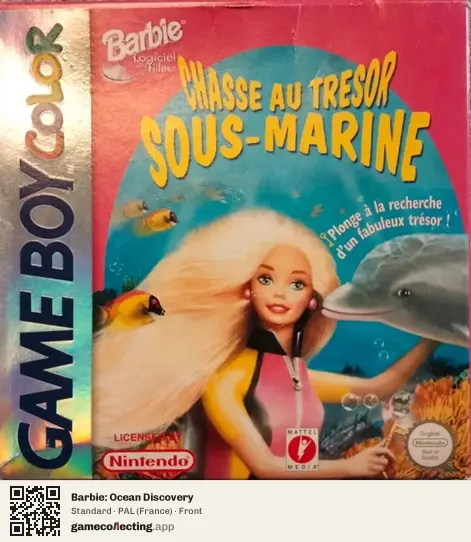 Barbie: Ocean Discovery Game Boy Color, France box front