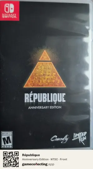 République Nintendo Switch, NTSC box front