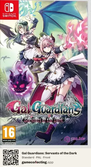 Gal Guardians: Servants of the Dark Nintendo Switch, PAL box front