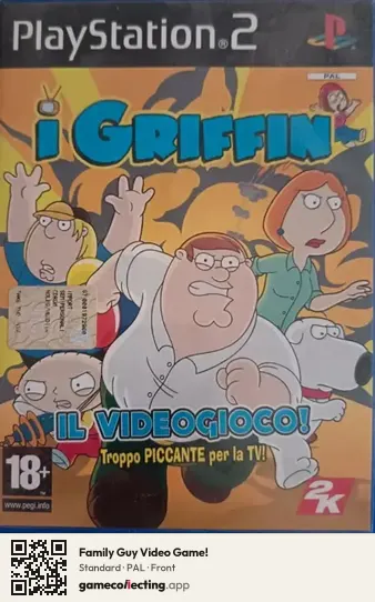 Family Guy Video Game! PlayStation 2, PAL box front