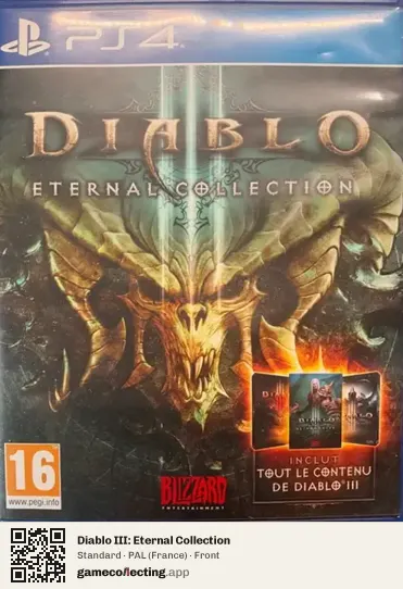 Diablo III: Eternal Collection PlayStation 4, France box front