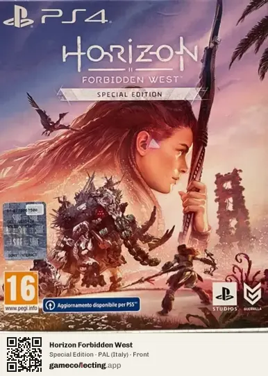 Horizon Forbidden West PlayStation 4, Italy box front