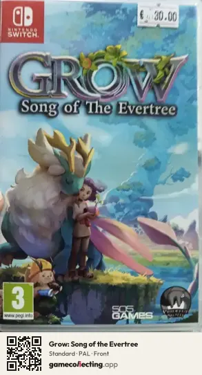 Grow: Song of the Evertree Nintendo Switch, PAL box front