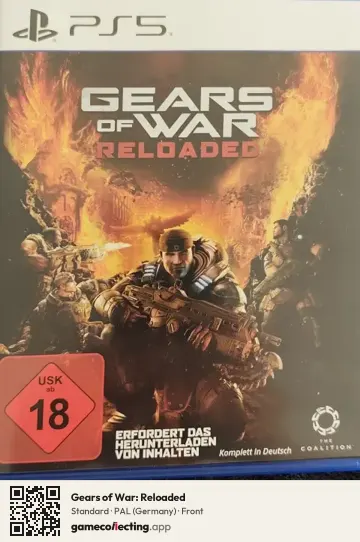 Gears of War: Reloaded PlayStation 5, Germany box front