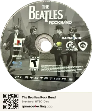 The Beatles: Rock Band PlayStation 3, NTSC disc