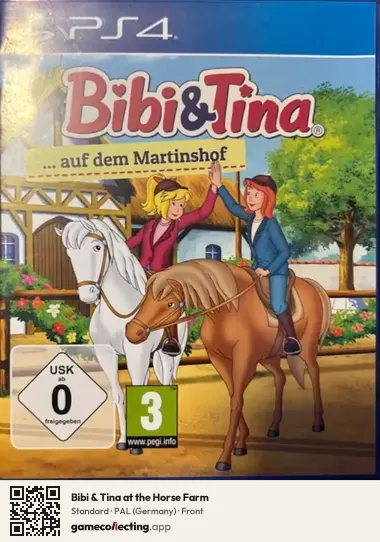 Bibi & Tina at the Horse Farm PlayStation 4, Germany box front