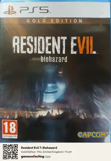 Resident Evil 7: Biohazard PlayStation 5, United Kingdom box front