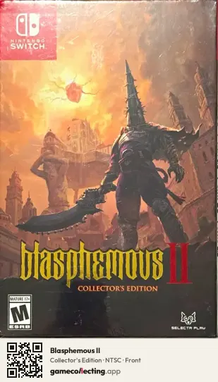 Blasphemous II Nintendo Switch, NTSC box front