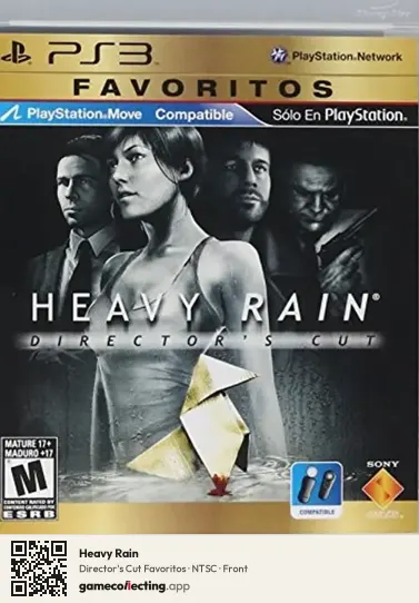 Heavy Rain PlayStation 3, NTSC box front
