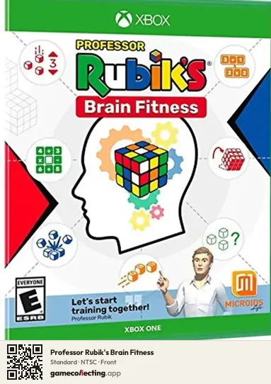 Professor Rubik's Brain Fitness Xbox One, NTSC box front