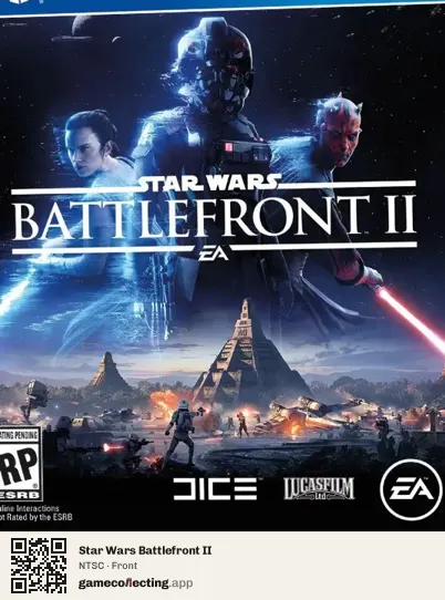 Star Wars Battlefront II PlayStation 4, NTSC box front