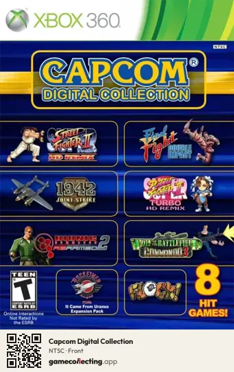 Capcom Digital Collection Xbox 360, NTSC box front