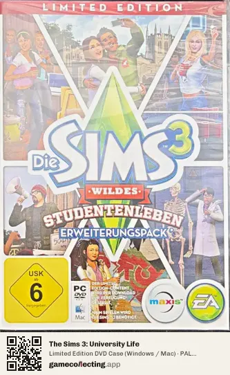 The Sims 3: University Life Computer, Germany box front
