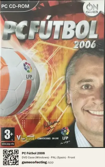 PC Fútbol 2006 Computer, Spain box front