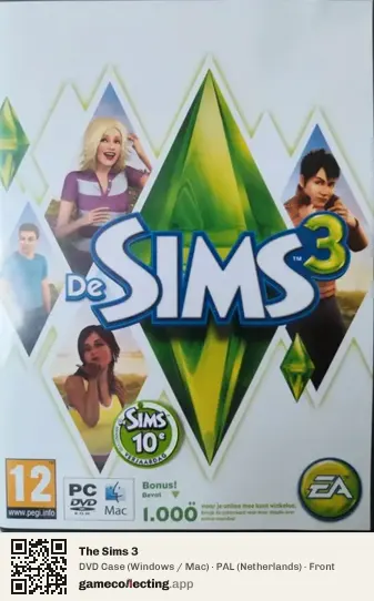 The Sims 3 Computer, Netherlands box front