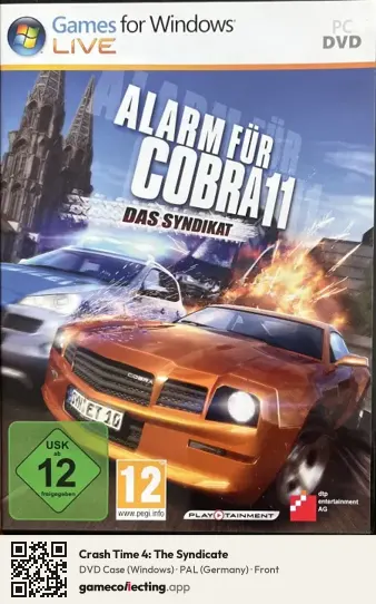 Crash Time 4: The Syndicate Computer, Germany box front