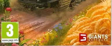 Farming Simulator 26, the PEGI square on its front