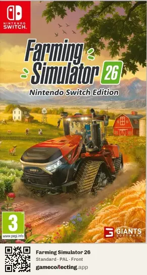 Farming Simulator 26 Nintendo Switch, PAL box front