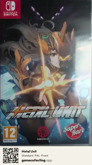 Metal Unit Nintendo Switch, PAL box front