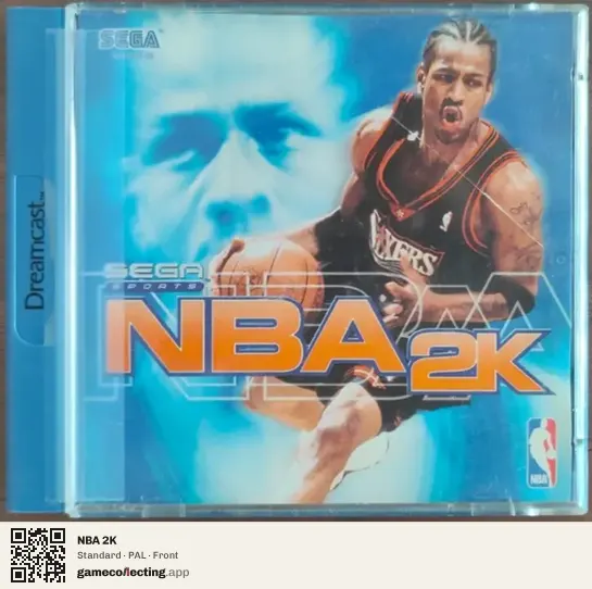 NBA 2K Sega Dreamcast, PAL box front