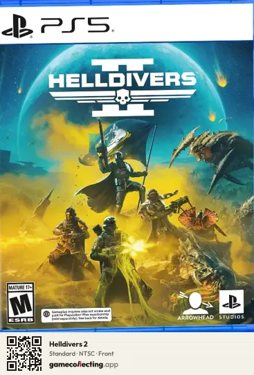Helldivers 2 PlayStation 5, NTSC box front