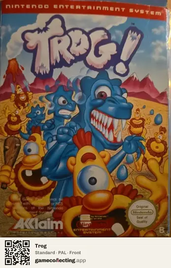 Trog Nintendo Entertainment System, PAL box front
