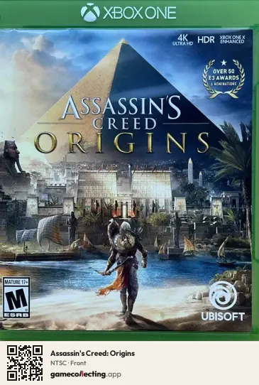 Assassin's Creed: Origins Xbox One, NTSC box front