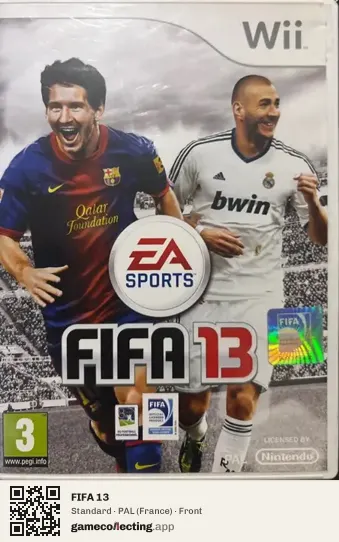 FIFA 13 Nintendo Wii, France box front