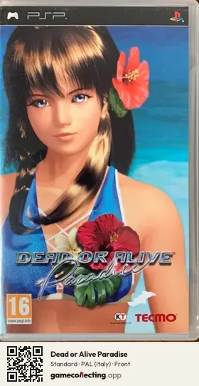 Dead or Alive Paradise PlayStation Portable, Italy box front
