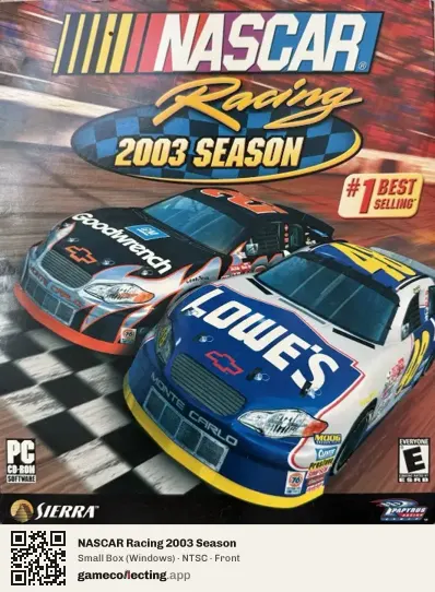 NASCAR Racing 2003 Season Computer, NTSC box front