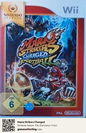 Mario Strikers Charged Nintendo Wii, Germany box front