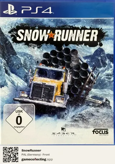 SnowRunner PlayStation 4, Germany box front