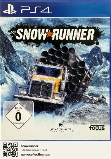 SnowRunner PlayStation 4, Germany box front