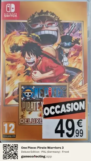 One Piece: Pirate Warriors 3 Nintendo Switch, Germany box front