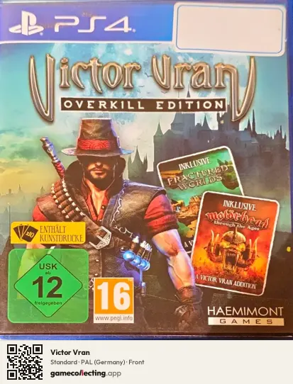 Victor Vran PlayStation 4, Germany box front