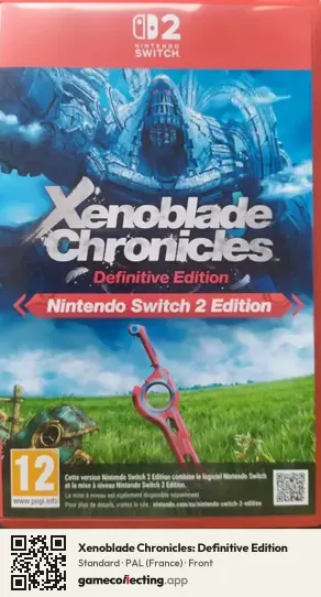 Xenoblade Chronicles: Definitive Edition Nintendo Switch 2, France box front