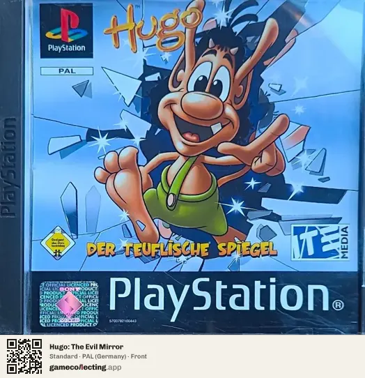 Hugo: The Evil Mirror PlayStation, Germany box front