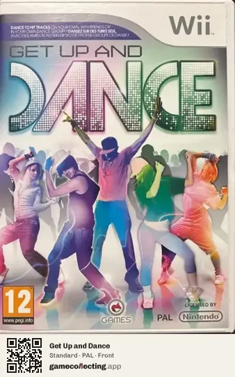 Get Up and Dance Nintendo Wii, PAL box front