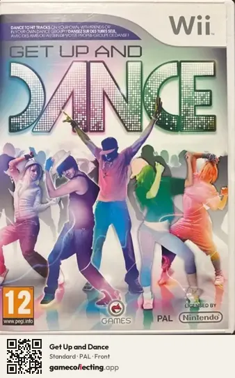 Get Up and Dance Nintendo Wii, PAL box front