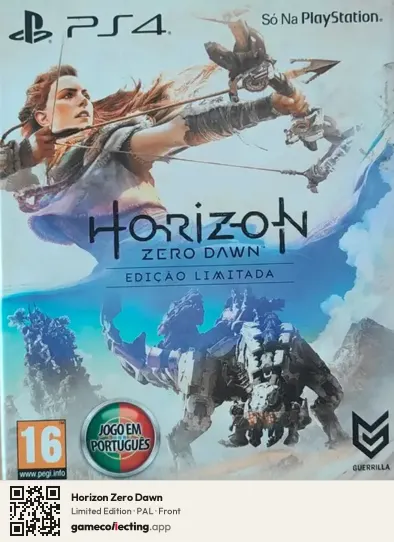 Horizon Zero Dawn PlayStation 4, PAL box front