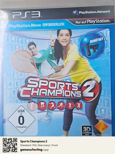Sports Champions 2 PlayStation 3, Germany box front